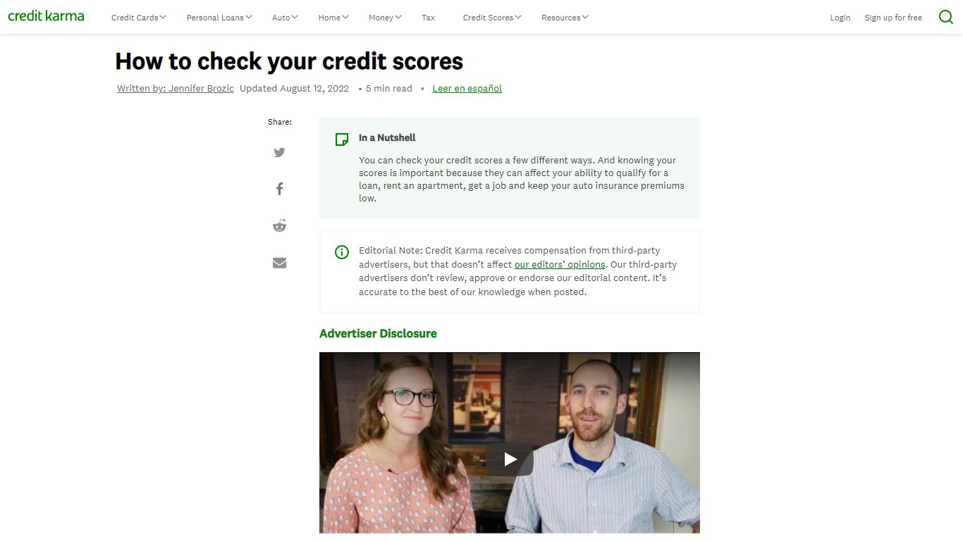 How to Check Your Credit Scores | Credit Karma